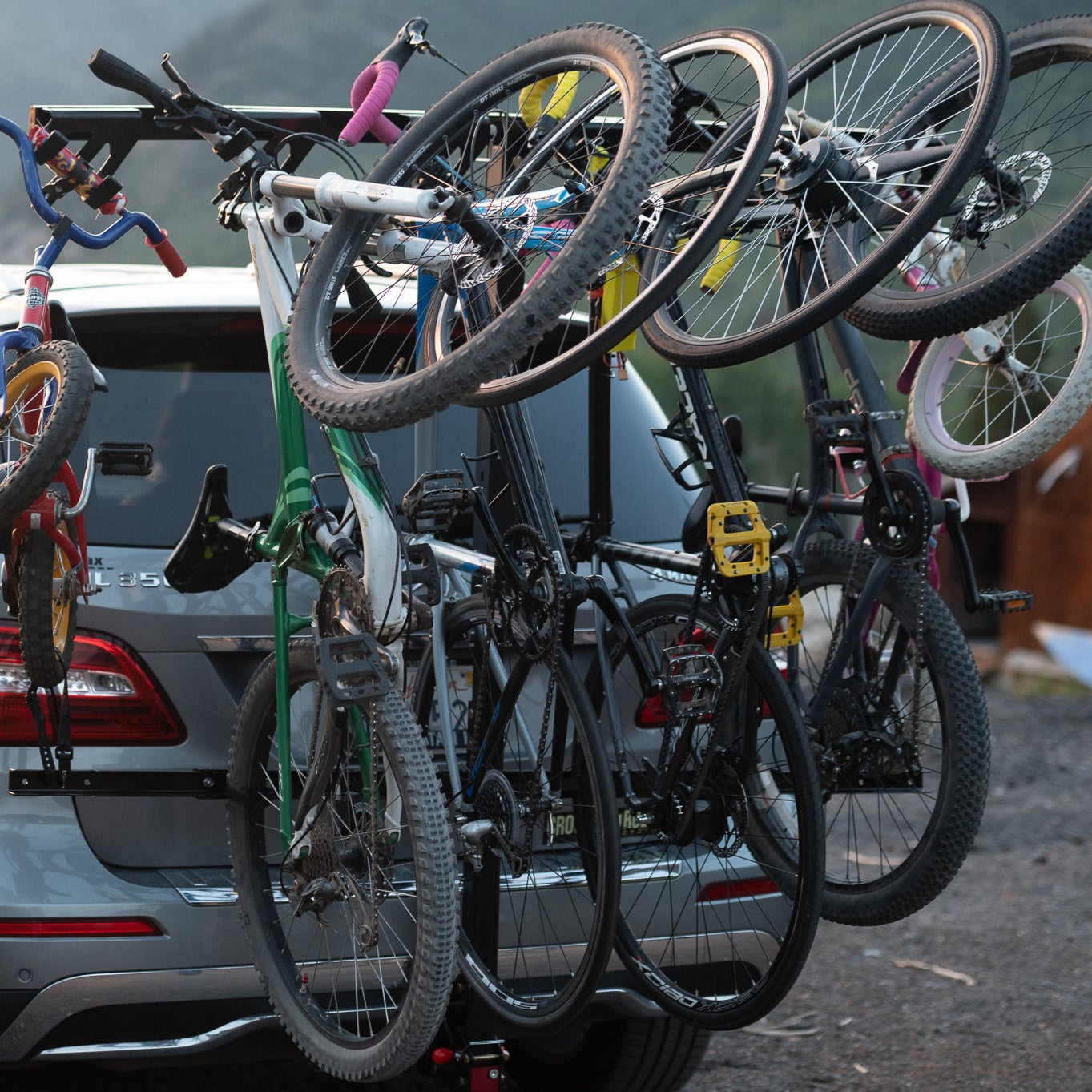 BACKORDER: Chuck Rack 6-Bike Rack With Full Tilt BASE Post