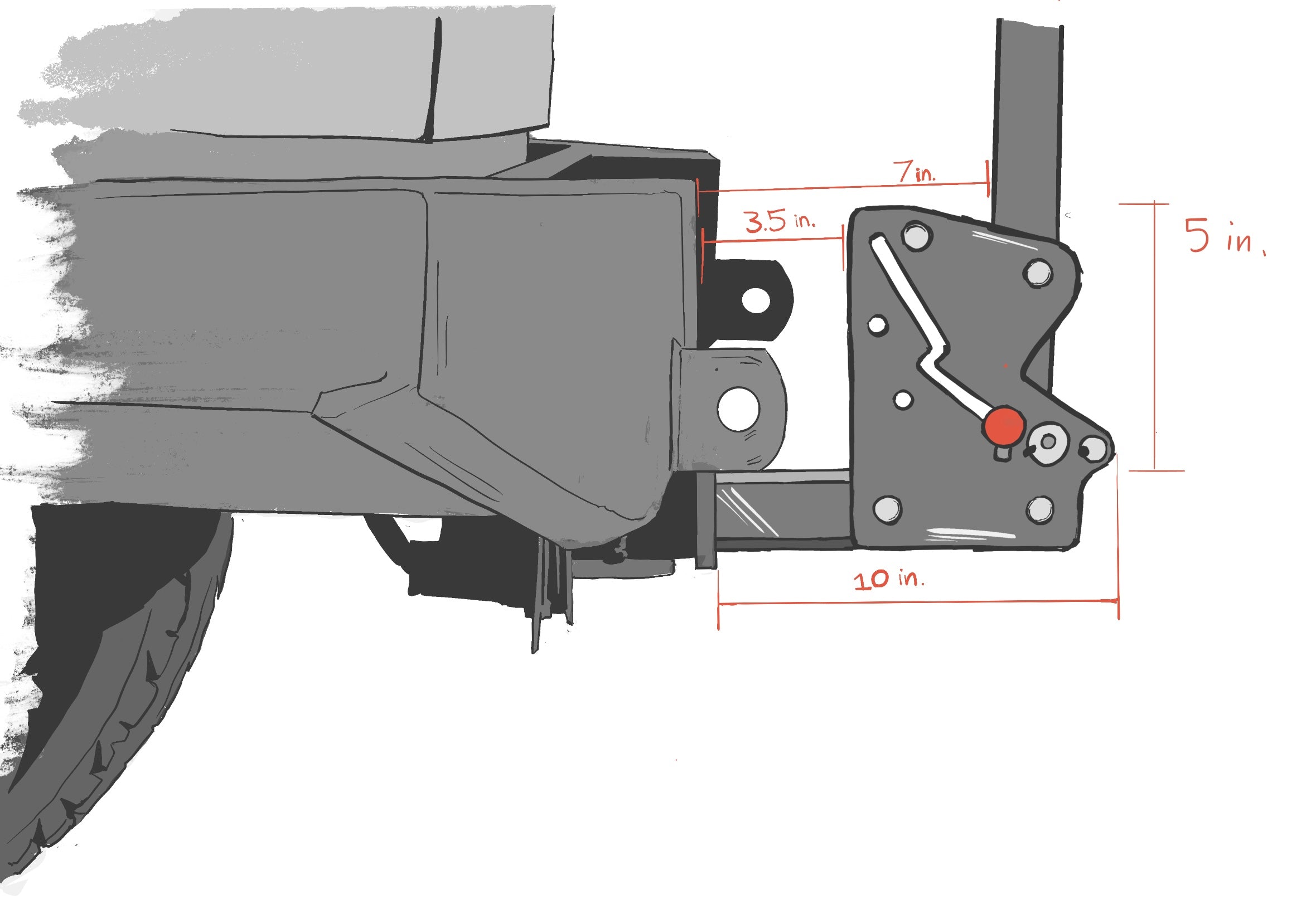 BACKORDER: Chuck Rack 6-Bike Rack With Full Tilt BASE Post